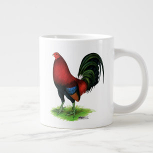 Gamecock: Donkerrood Grote Koffiekop