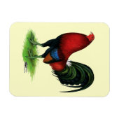 Gamecock: Donkerrood Magneet (Horizontaal)