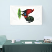 Gamecock: Donkerrood Spandoek (Beurs)