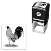 Gamecock Ginger Red Rooster Zelfinktende Stempel (In situ)