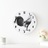 Gamecock Grey Duckwing Grote Klok (Huis)