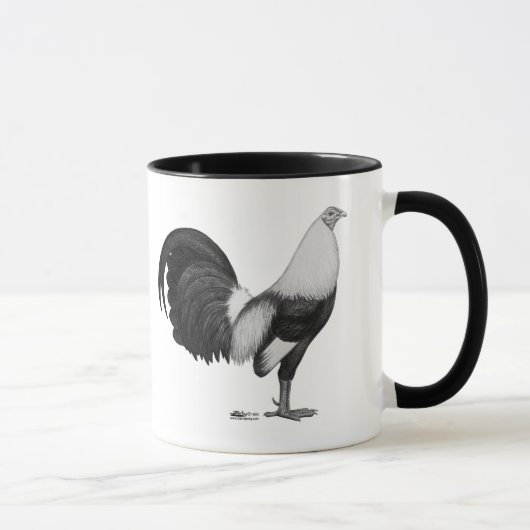 Gamecock Grijze Duckwing Mok (Rechts)