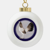 Gamecock: Hennie Keramische Bal Ornament (Voorkant)