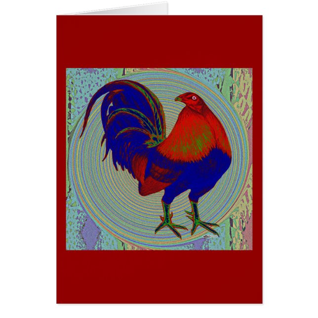 Gamecock: Impressionist Rooster (Voorkant)