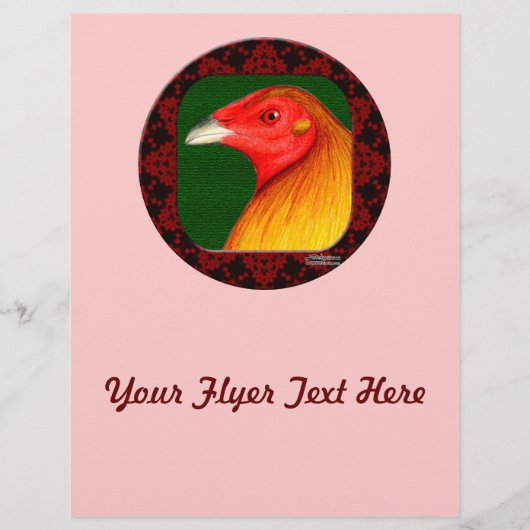 Gamecock Omlijst Flyer (Voorkant)