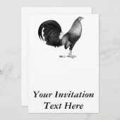 Gamecock Red Hatch Kaart (Voorkant / Achterkant)