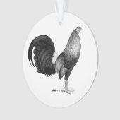 Gamecock Red Hatch Ornament (voorkant)