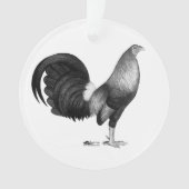 Gamecock Red Hatch Ornament (voorkant)