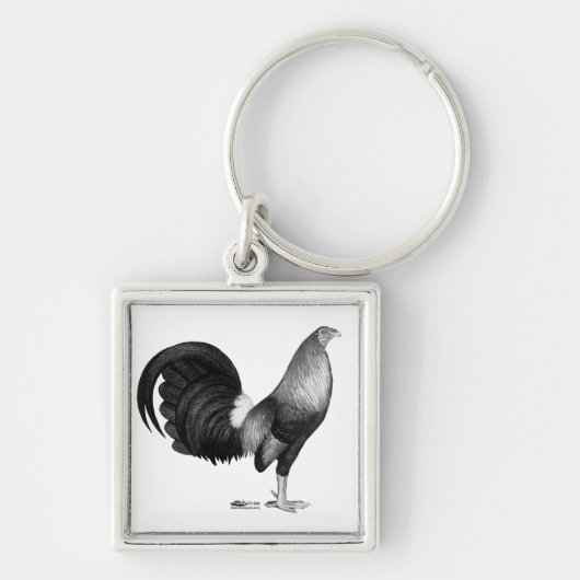 Gamecock Red Hatch Sleutelhanger (Voorkant)