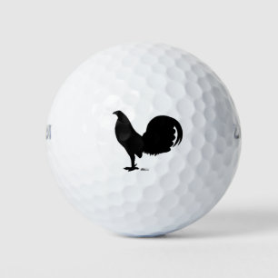 Gamecock Rooster Silhouette Golfballen