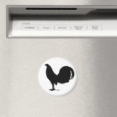 Gamecock Rooster Silhouette Magneet (Insitu (Vaatwasser))