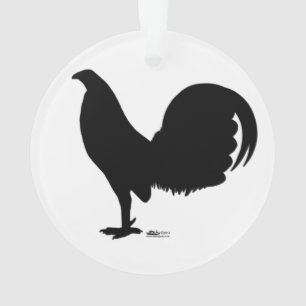 Gamecock Rooster Silhouette Ornament