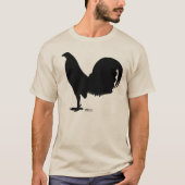 Gamecock Rooster Silhouette T-shirt (Voorkant)