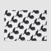 Gamecock Rooster Silhouette Tissuepapier (Voorkant)