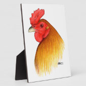 Gamecock Stag Pea Comb Fotoplaat (Zijkant)