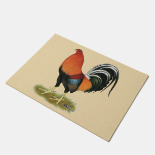Gamecock Wheaten Rooster Deurmat