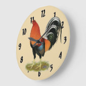 Gamecock Wheaten Rooster Grote Klok (Hoek)