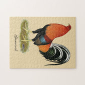 Gamecock Wheaten Rooster Legpuzzel (Horizontaal)