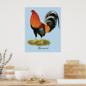 Gamecock Wheaten Rooster Poster (Keuken)