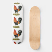 Gamecock Wheaten Rooster Skateboard (Voorkant)