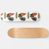 Gamecock Wheaten Rooster Skateboard (Horizontaal)