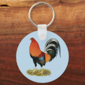 Gamecock Wheaten Rooster Sleutelhanger (Voorkant)