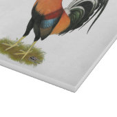 Gamecock Wheaten Rooster Snijplank (Hoek)
