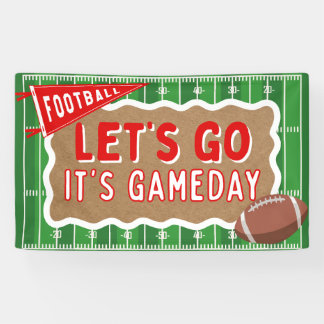 Gameday Football Party Banner Verjaardag Watch Par