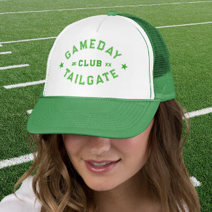 Gameday Tailgate Club Custom Green Football Crest Trucker Pet