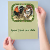 Gamefowl op het Boerderij Flyer (Hand)