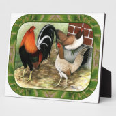 Gamefowl op het Boerderij Fotoplaat (Zijkant)