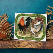 Gamefowl op het Boerderij Fotoplaat (Zijkant)