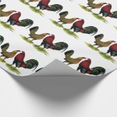 Gamefowl Pair Cadeaupapier (Hoek)