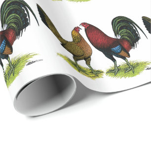 Gamefowl Pair Cadeaupapier