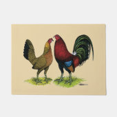 Gamefowl Pair Deurmat (Voorkant)