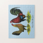 Gamefowl Pair Legpuzzel (Verticaal)