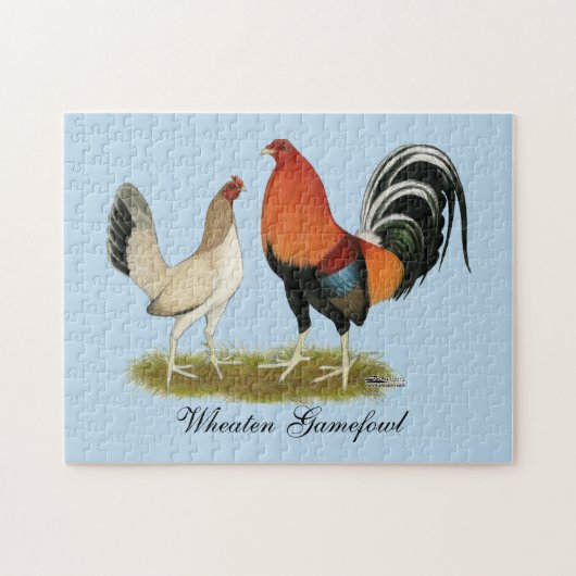 Gamefowl Wheatens Legpuzzel (Horizontaal)