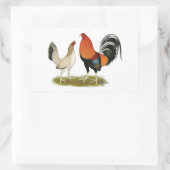 Gamefowl Wheatens Rechthoekige Sticker (Tas)
