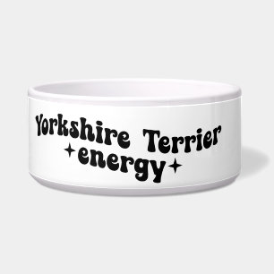 Gamelle en céramique pour chien Yorkshire Terrier 