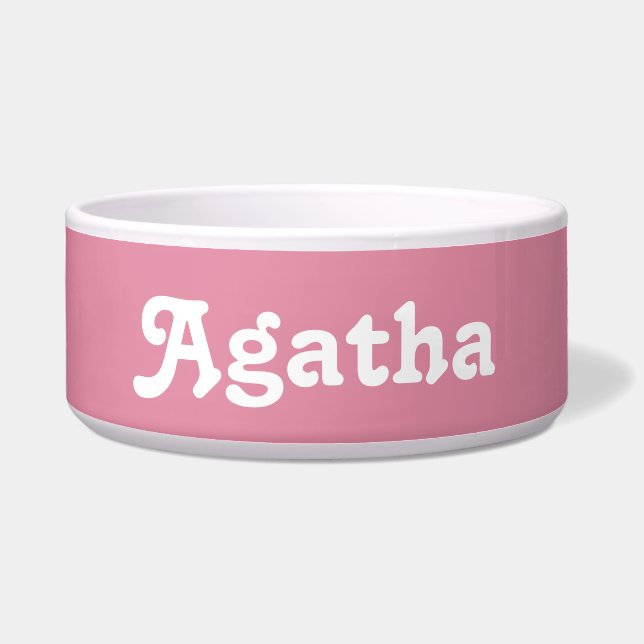 Gamelle pour chien Agatha (Devant)