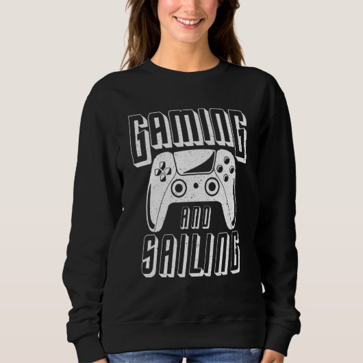 Gamen En Zeilen Videogame Controller Trui (Voorkant)