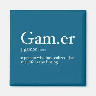 Gamen Grappige Videogame Definitie Gamer _ Grappig Magneet