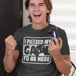 Gamen? Ik Pauzeerde Mijn Game Gamer T-Shirt