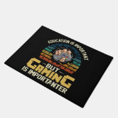 Gamen is belangrijk deurmat (Schuin)