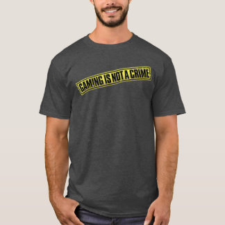 Gamen is geen misdaad cadeau t-shirt