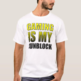 Gamen is mijn zonnebrandcrème Graat T-shirt