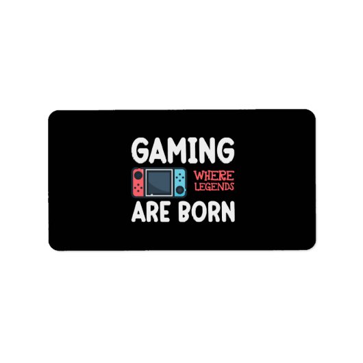 gamen waar legenden worden geboren etiket (Voorkant)