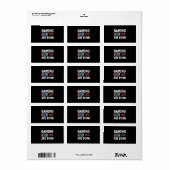 gamen waar legenden worden geboren etiket (Full Sheet)