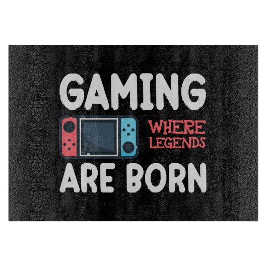 gamen waar legendes worden geboren snijplank (Voorkant)