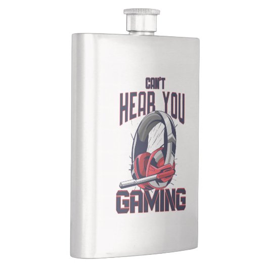 Gameontwerp met headset flacon (Rechts)